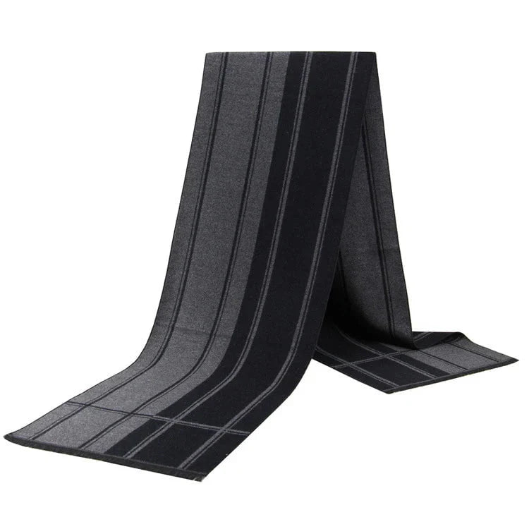 Men's plaid scarf