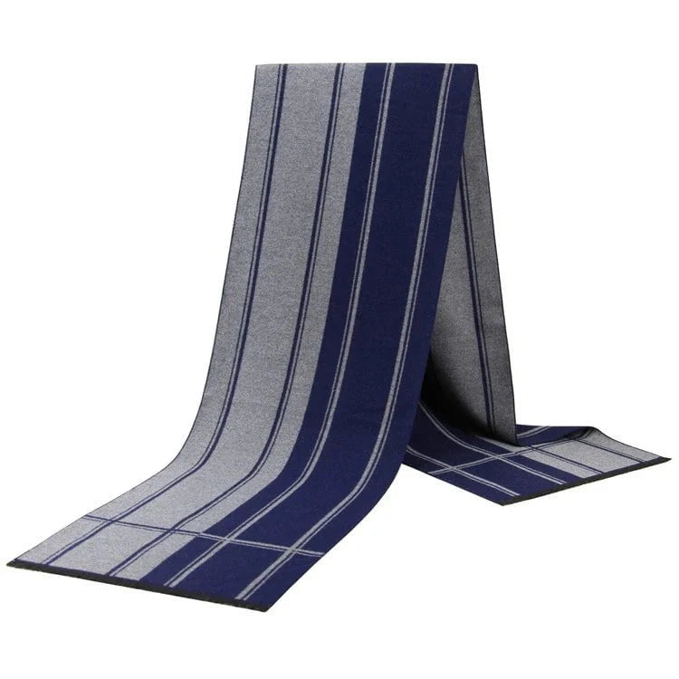 Men's plaid scarf