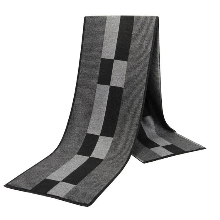 Men's plaid scarf