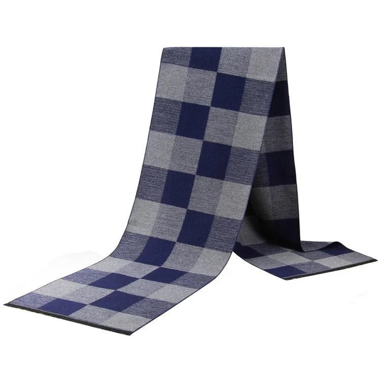 Men's plaid scarf