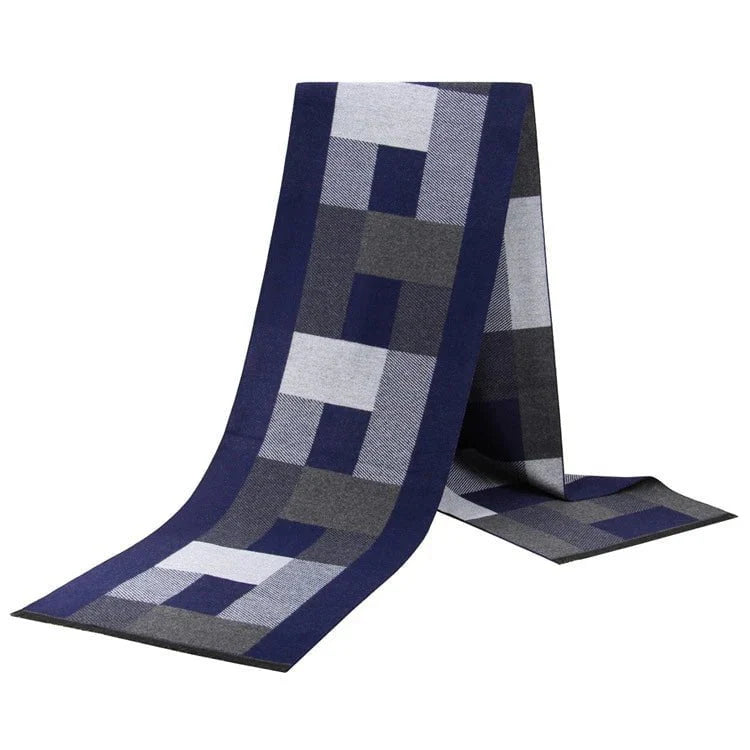 Men's plaid scarf