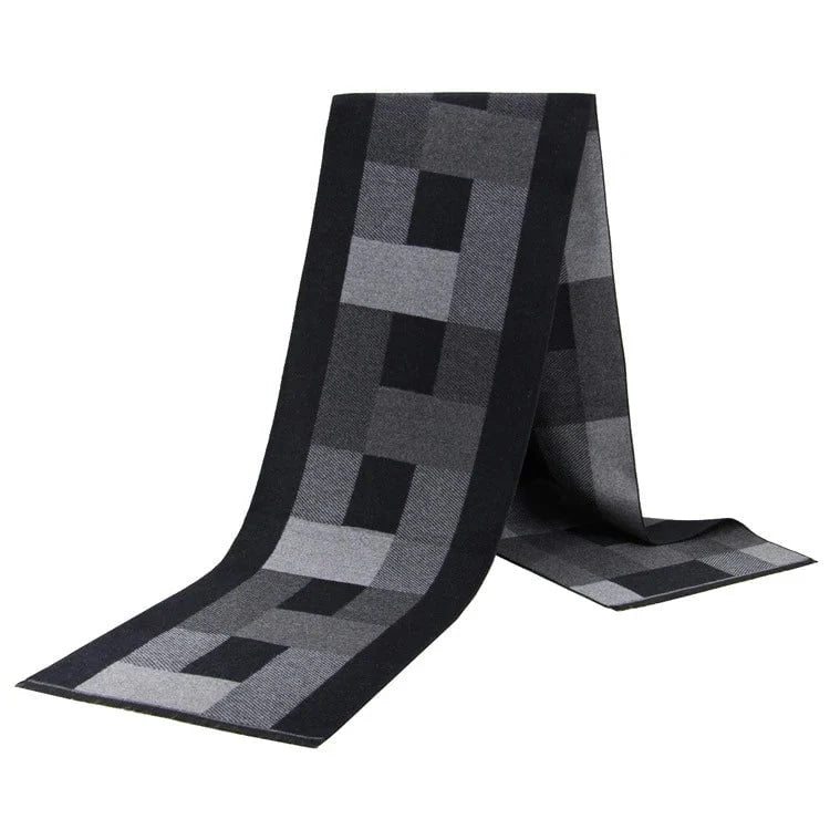 Men's plaid scarf