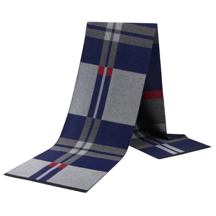 Men's plaid scarf