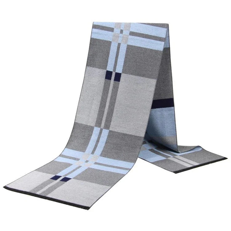 Men's plaid scarf
