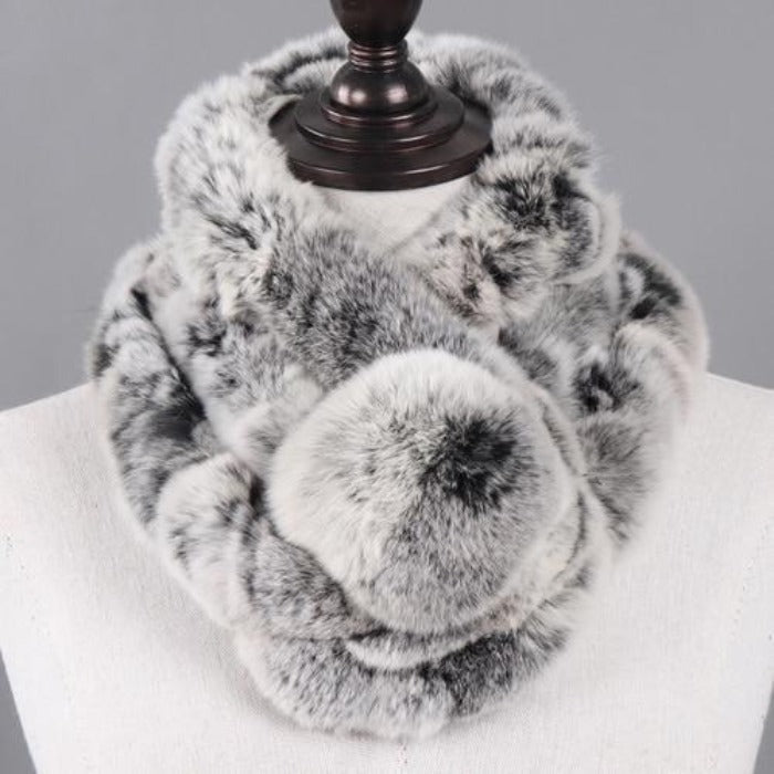 Warm women's scarf