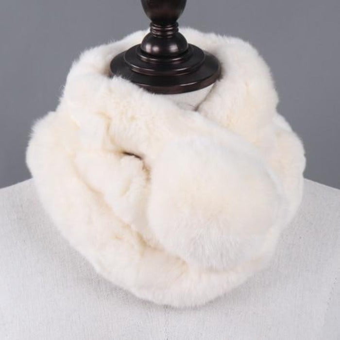Warm women's scarf