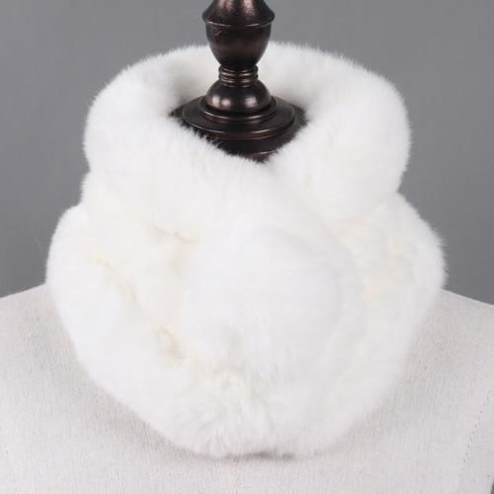 Warm women's scarf