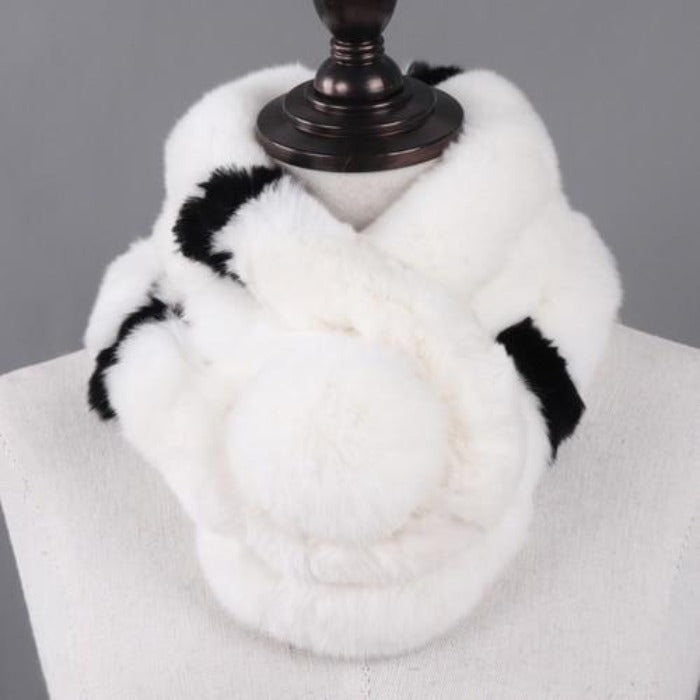 Warm women's scarf
