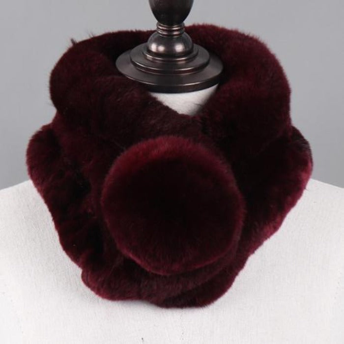 Warm women's scarf