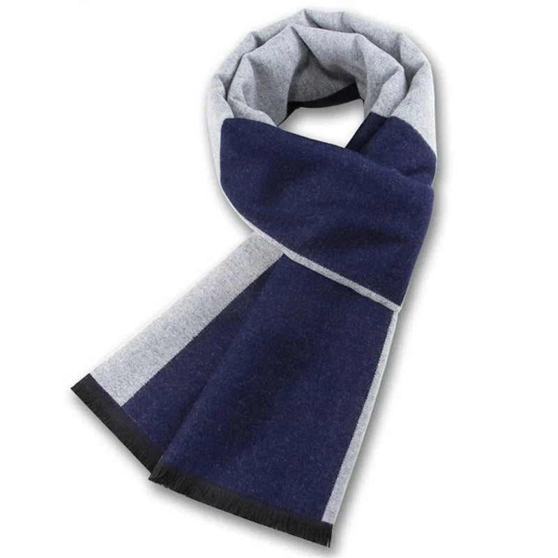 Men's plaid scarf