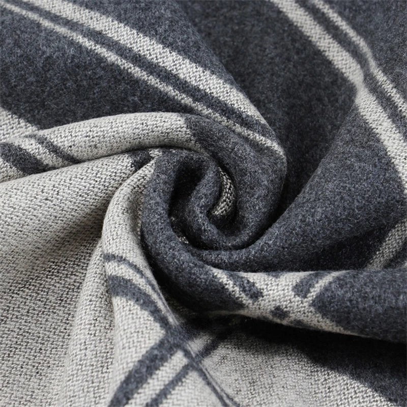 Men's plaid scarf