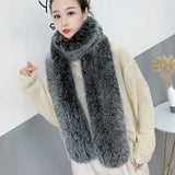 Women's faux fur scarf
