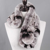 Warm women's scarf