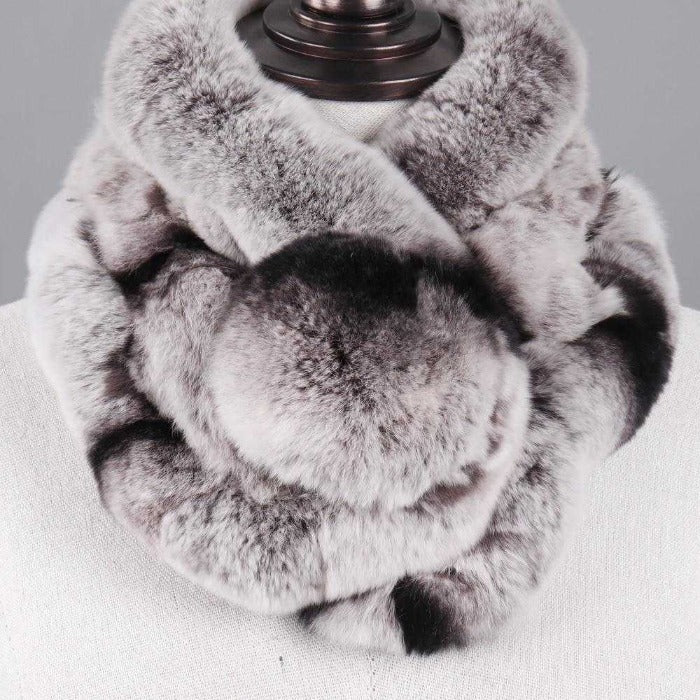 Warm women's scarf