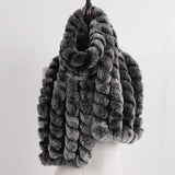 Women's Scarf Winter Warm Natural Fur