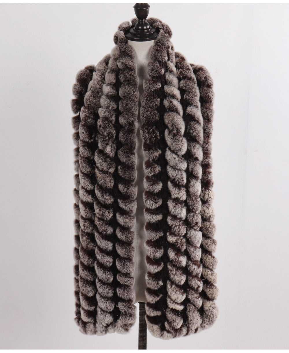 Women's Scarf Winter Warm Natural Fur