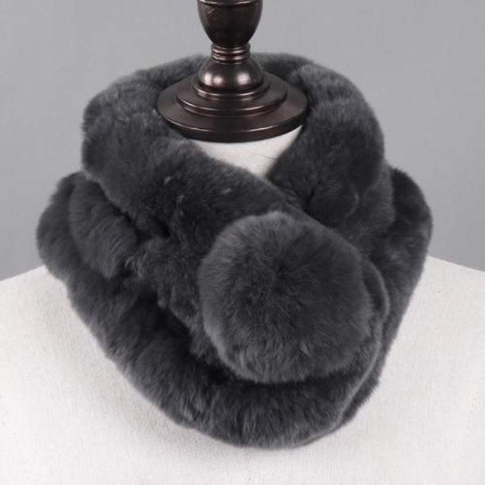 Warm women's scarf