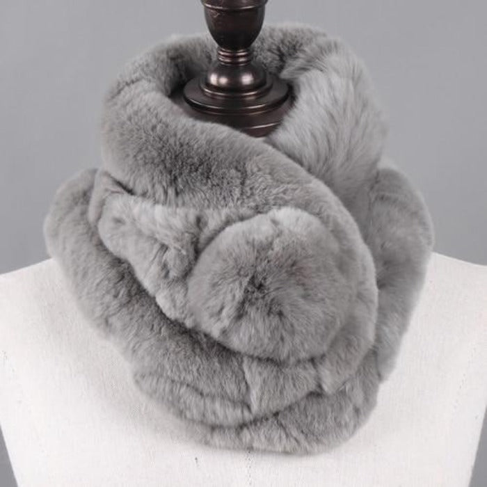 Warm women's scarf