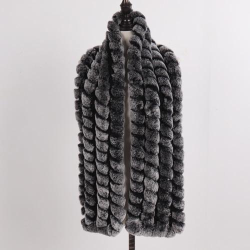 Women's Scarf Winter Warm Natural Fur