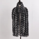 Women's Scarf Winter Warm Natural Fur