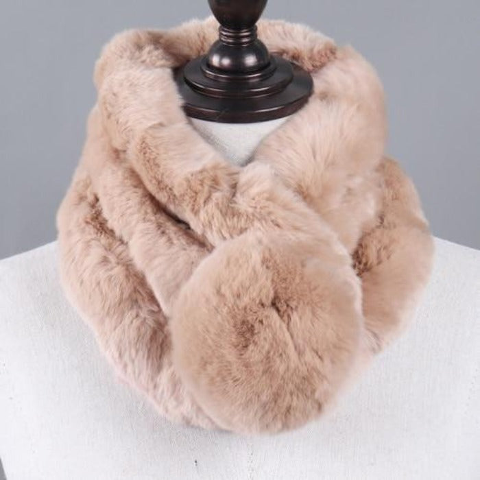 Warm women's scarf