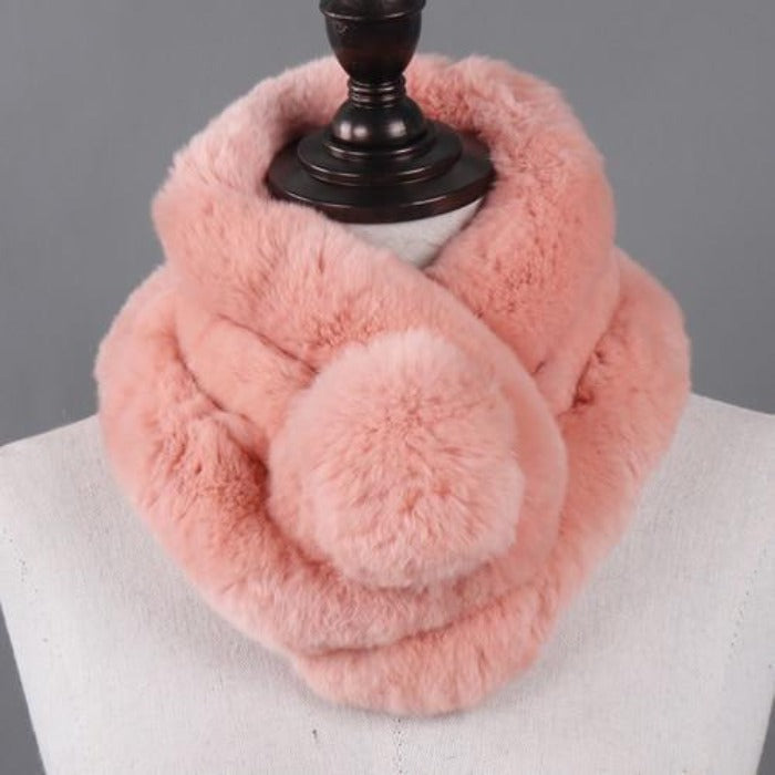 Warm women's scarf