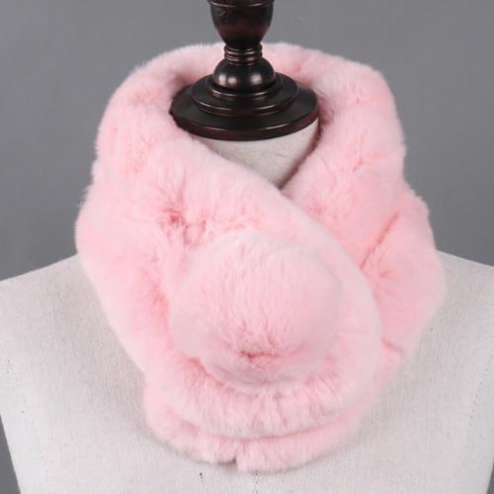 Warm women's scarf