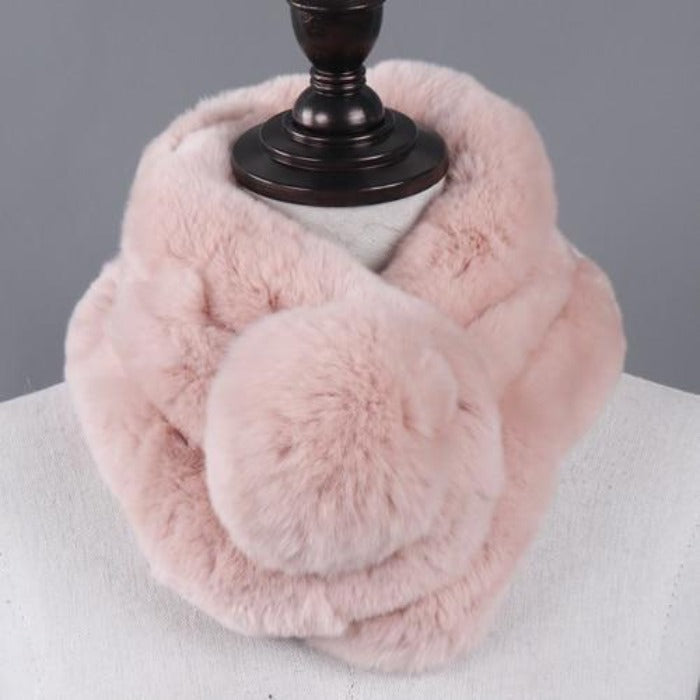 Warm women's scarf