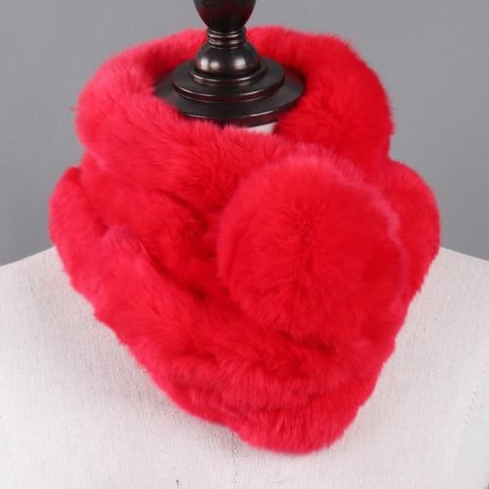 Warm women's scarf