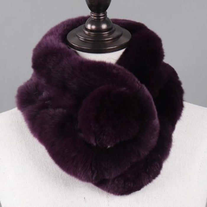 Warm women's scarf