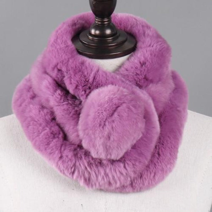 Warm women's scarf