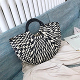 Straw Hat and Bag Set