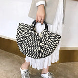 Straw Hat and Bag Set