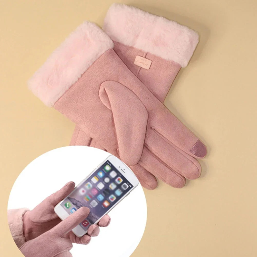 Warm, cold-resistant winter gloves