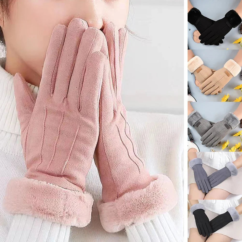 Warm, cold-resistant winter gloves
