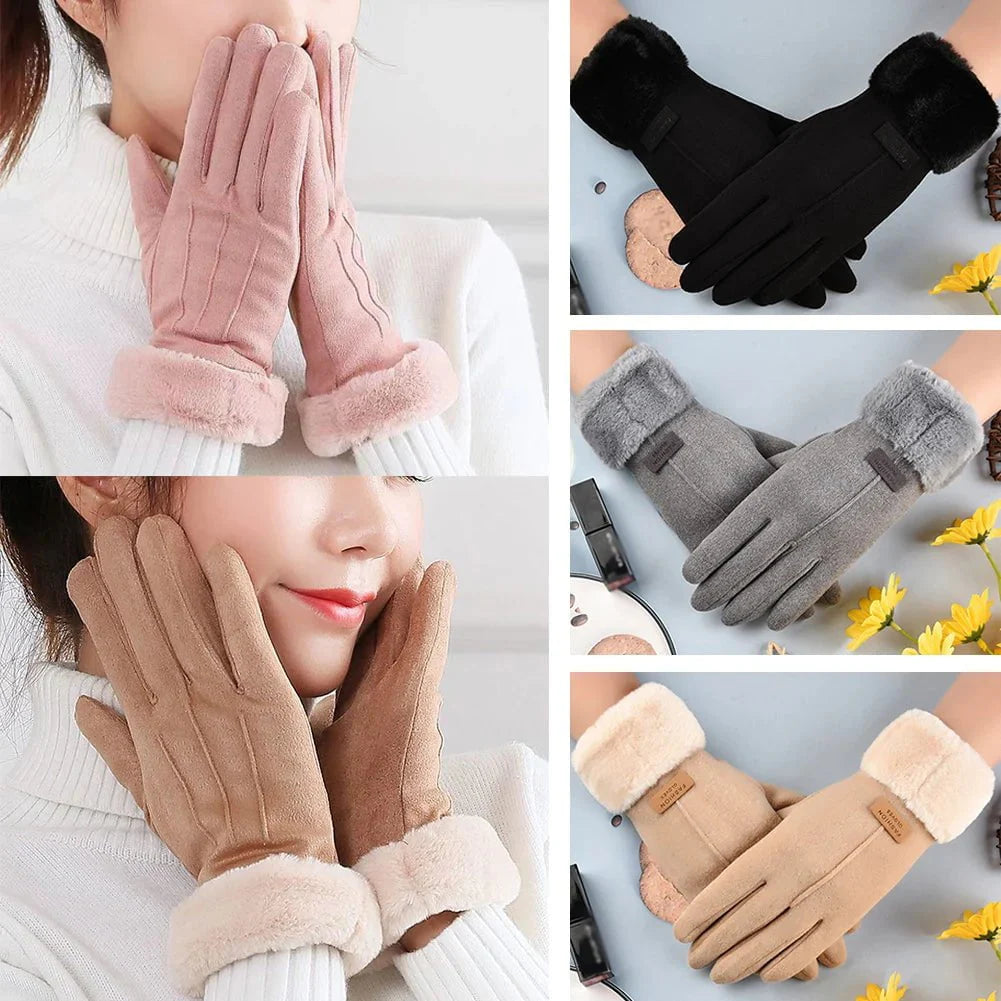 Warm, cold-resistant winter gloves