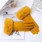 Thick velvet gloves