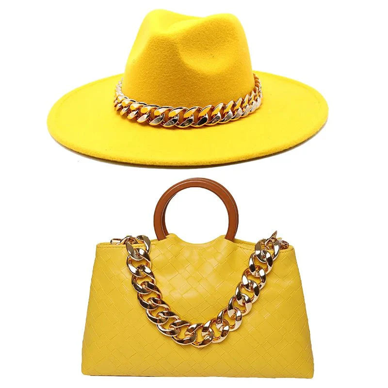 Hat and bag set