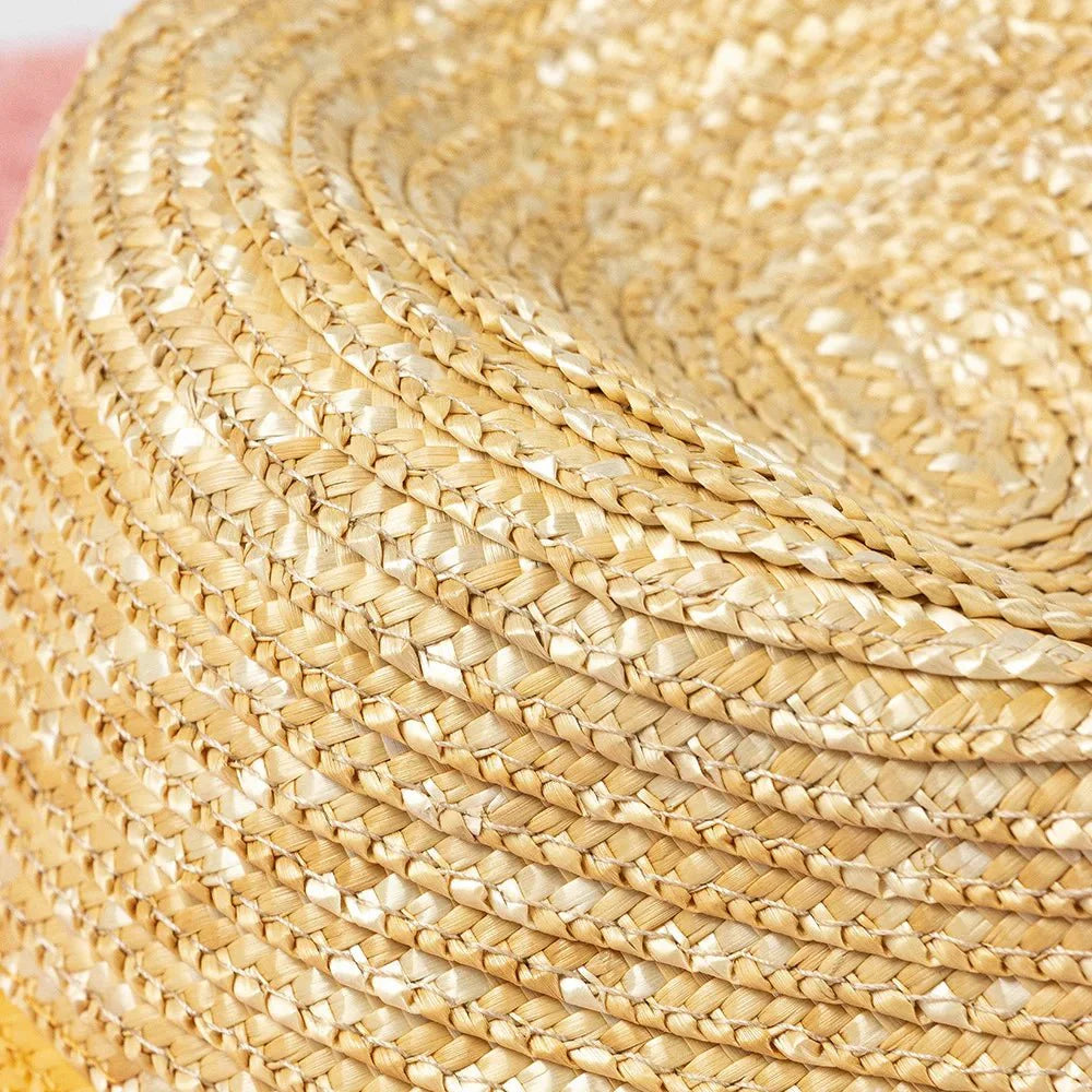 Straw beach hat