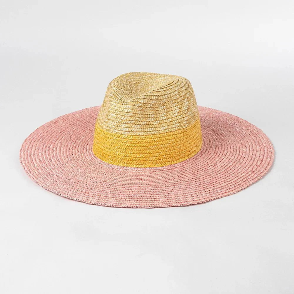 Straw beach hat