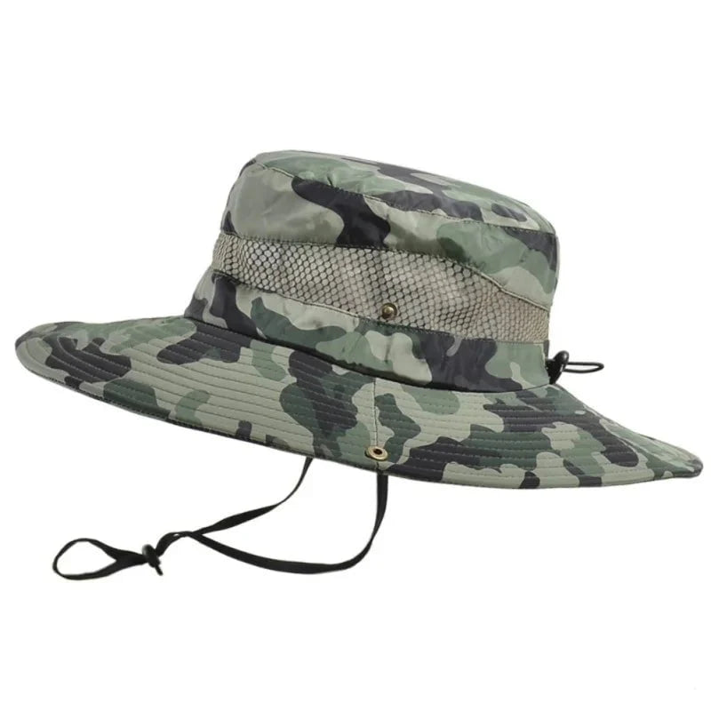 Camouflage fishing hat