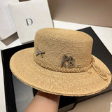 Natural straw hat