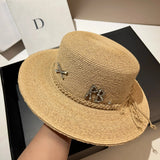 Natural straw hat