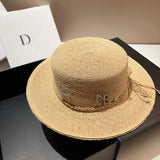 Natural straw hat