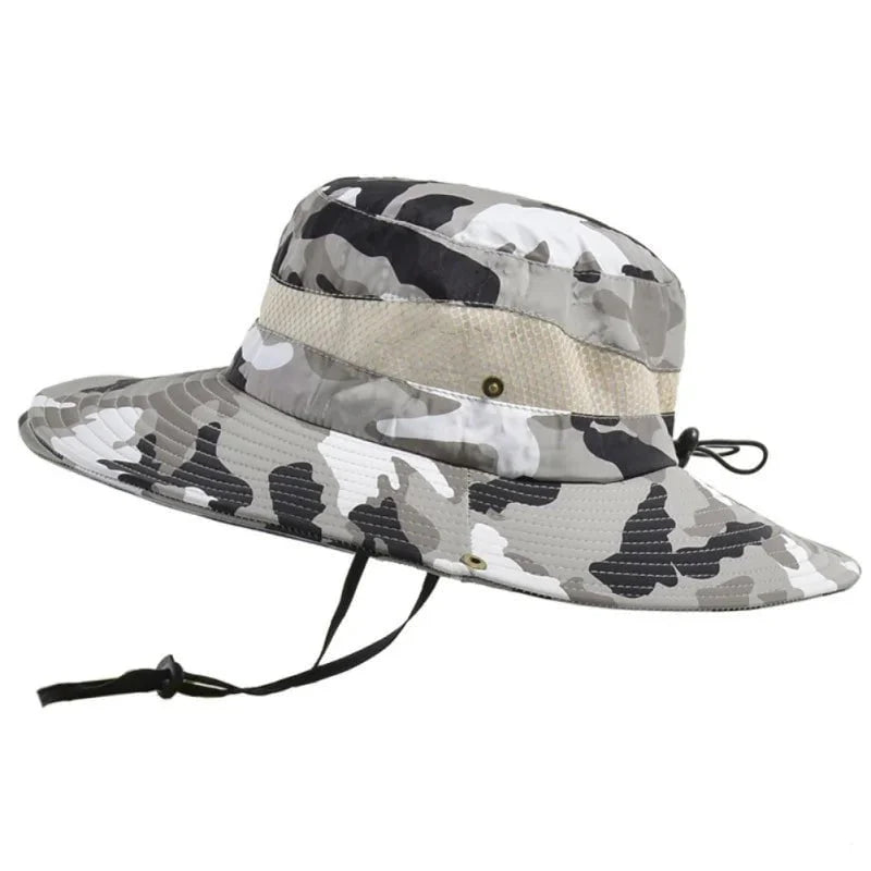 Camouflage fishing hat
