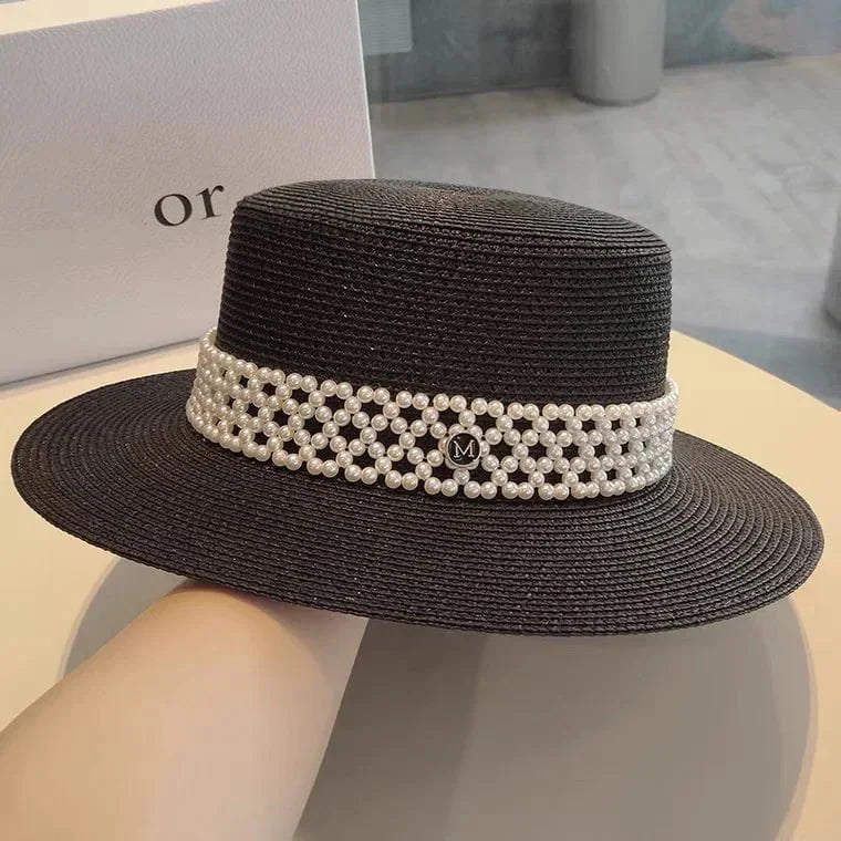 Elegant straw hat