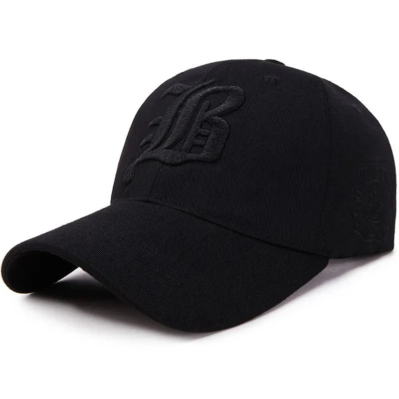 Embroidered hip-hop cap