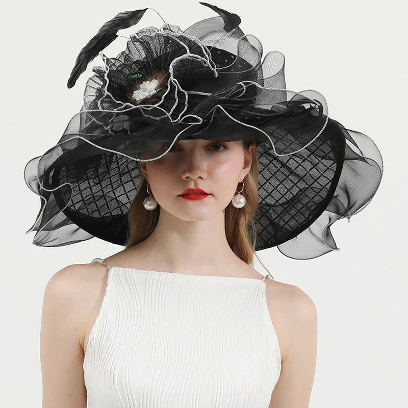 Elegant wedding hat