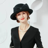 Waterproof felt cloche hat
