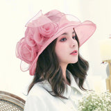 Organza church hats